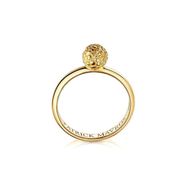 Animal Lover Pangolin Mini-Ring in 18ct Gold